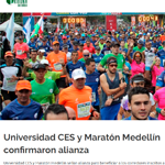 Universidad CES y maratón Medellín